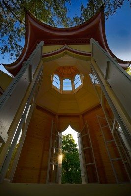 Obnova zámecké zdi a altánu